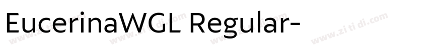 EucerinaWGL Regular字体转换 EucerinaWGL Regular字体转换